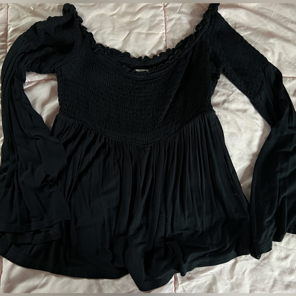 Mossimo Supply Co. Black Textured Top